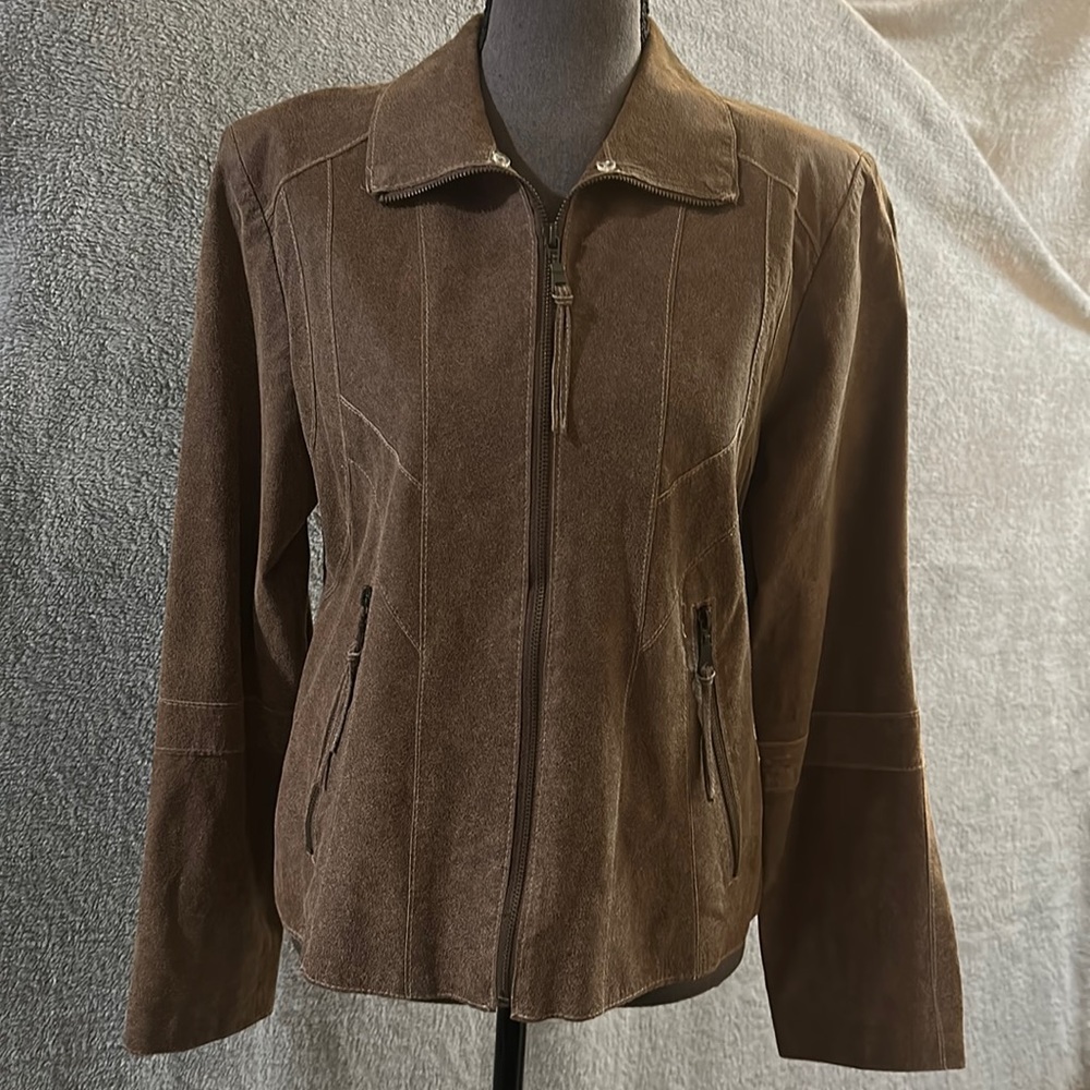 Women’s Medium Brown 100% Leather Jacket